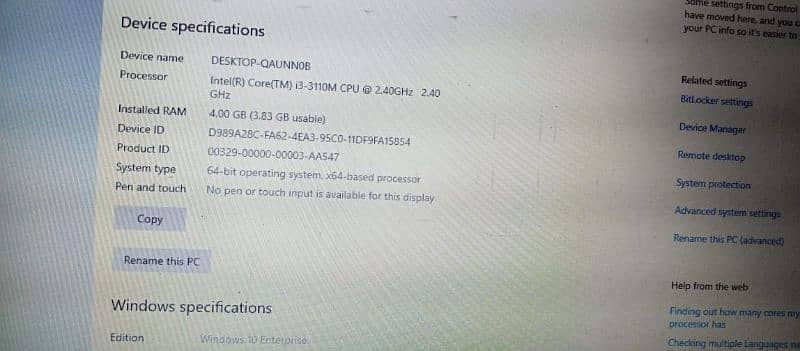 Lenovo i3 3rd generation urgent sale 10/10 2