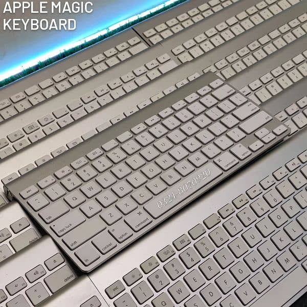 Apple Magic Keyboard & Mouse 1 2 3 Bluetooth Rechargeable Numeric Mini 6