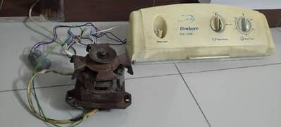 Dawlance Washing Machine Motor with Panel and Capacitor