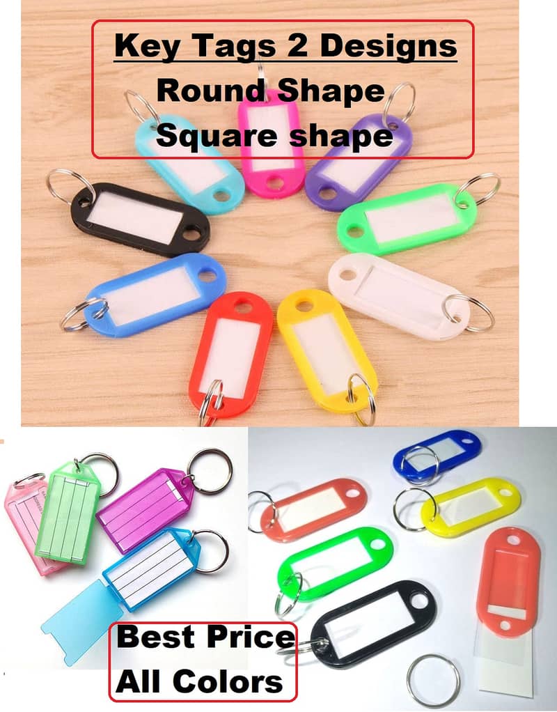 Tag Keychains For Keys / Organizer Label tags 0