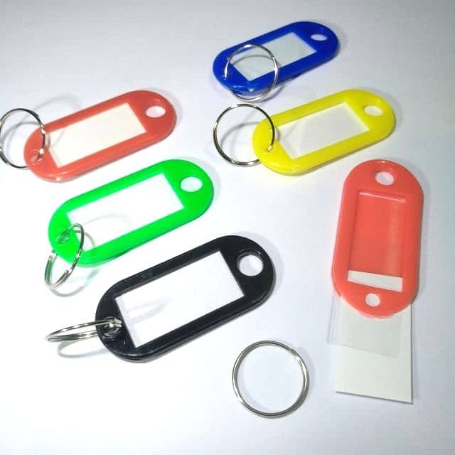 Tag Keychains For Keys / Organizer Label tags 1