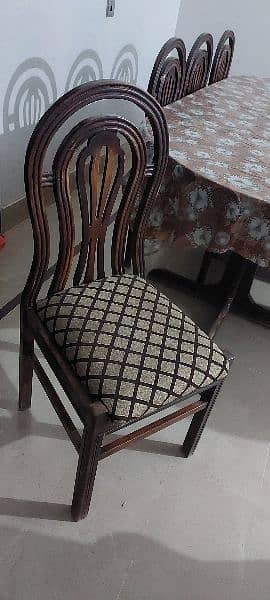 8 Chair Pure Wood Used Dining Table For Sale 2