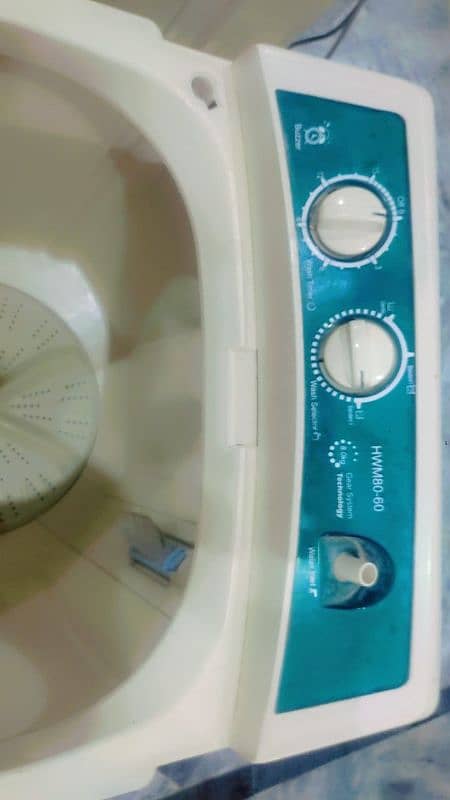 Haier Washing Machine & Spinner Dryer in very good condition. 1