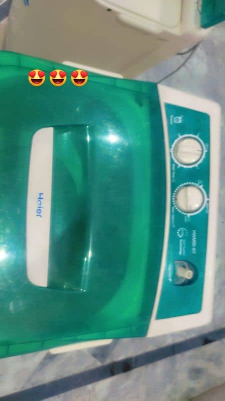 Haier Washing Machine & Spinner Dryer in very good condition. 3