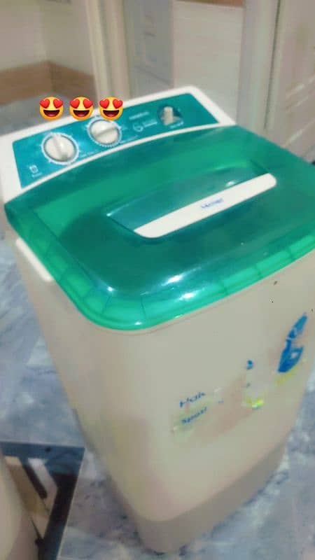 Haier Washing Machine & Spinner Dryer in very good condition. 4