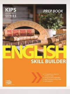 set of two KIPS English Entry test  prep + practice book for ECAT