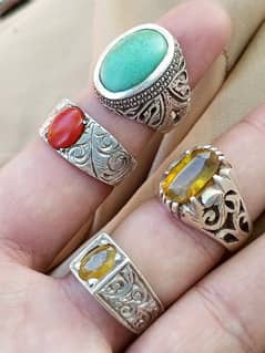 MARJAN PUKHRAAJ BEAUTIFUL CHANDI RING'S