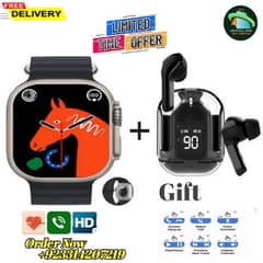 T800 Ultra Smart watch With Free A31 Earbuds