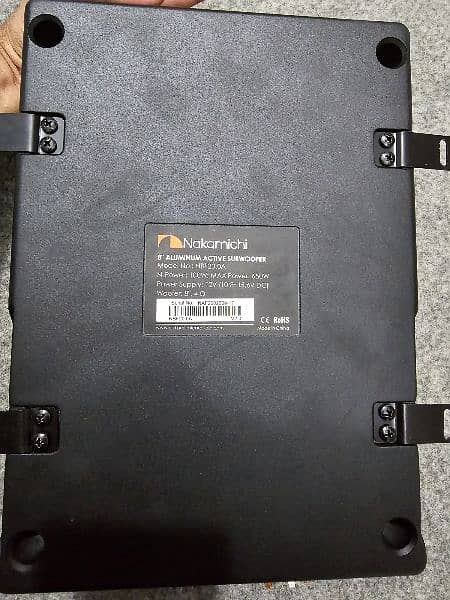 Nakamichi subwoofer car underseat 2