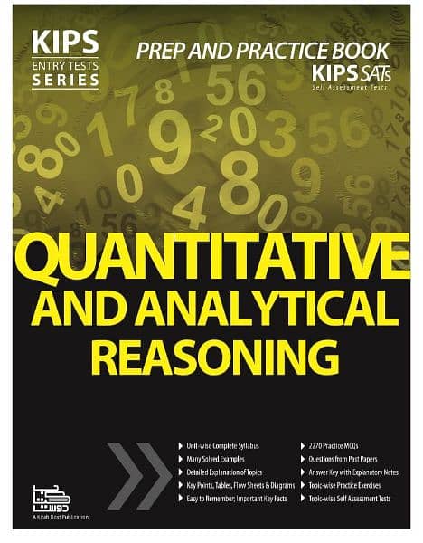 KIPS ENTRY TEST MATH QUANTITATIVE BOOK . 0