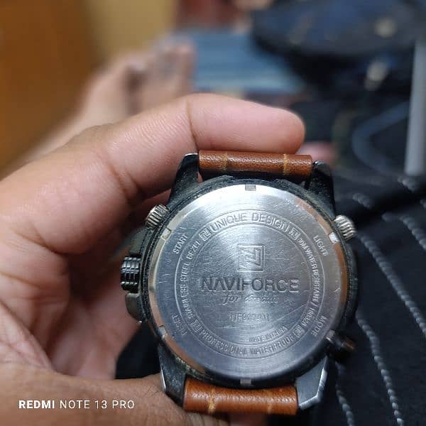 Naviforce leather watch read full details 1