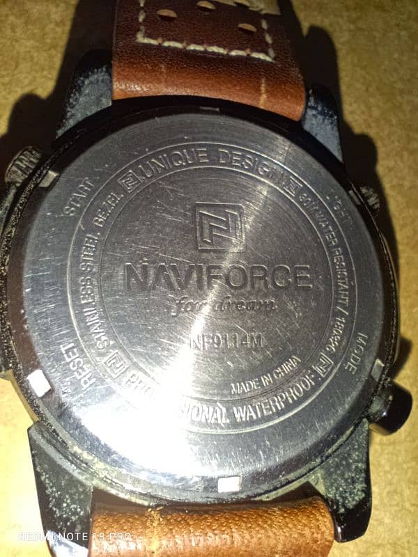 Naviforce leather watch read full details 6