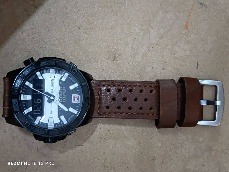 Naviforce leather watch read full details 7