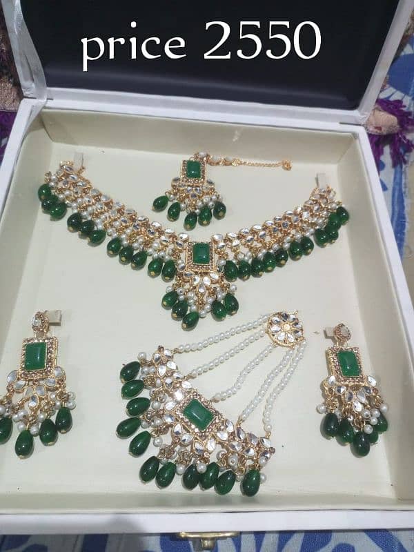 beautiful green set for women 0