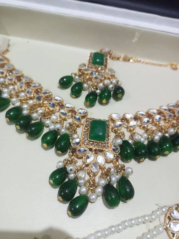 beautiful green set for women 1