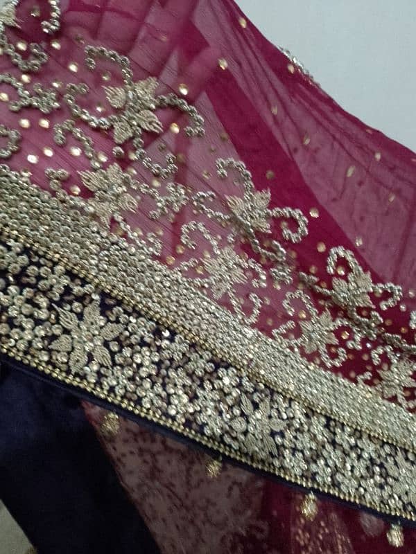 barat lehenga and walima maxi 3