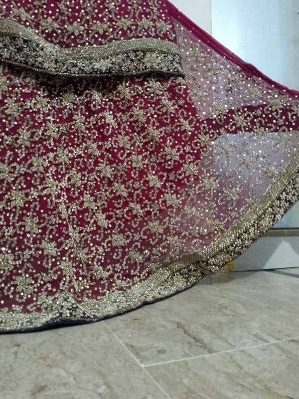 barat lehenga and walima maxi 8