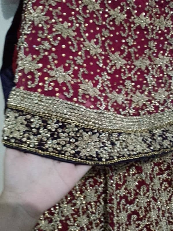 barat lehenga and walima maxi 10