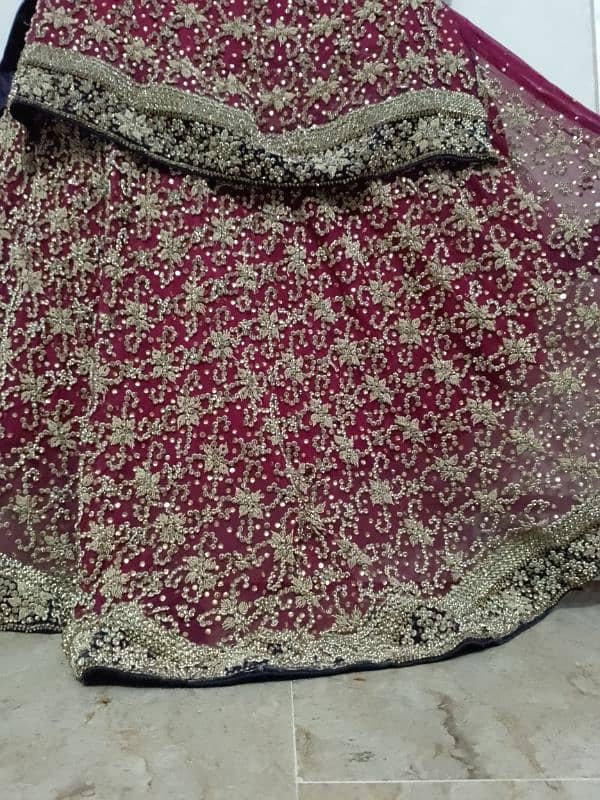 barat lehenga and walima maxi 11