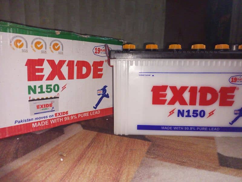 Exide battery N-150 3