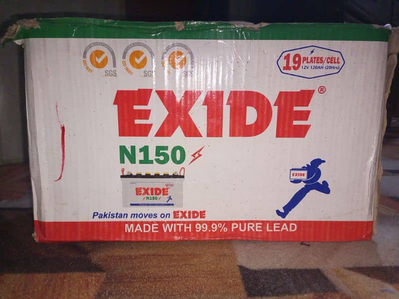 Exide battery N-150 4