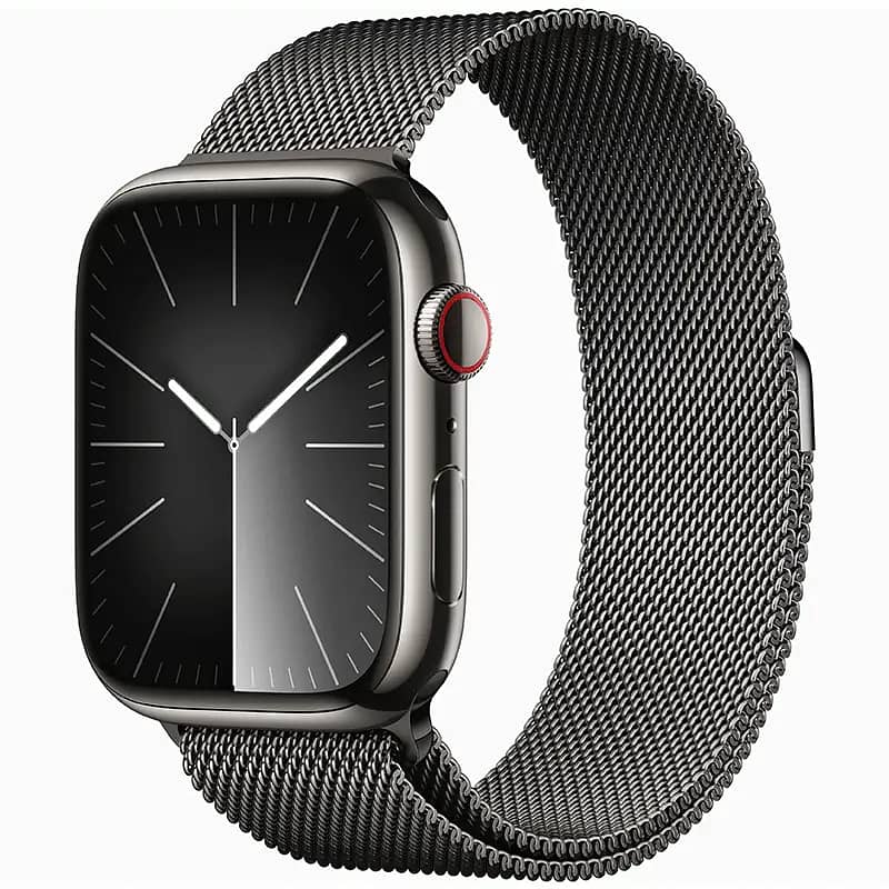 Apple Watch Series 9 [GPS + Cellular 45mm] Smartwatch with Graphite S 0