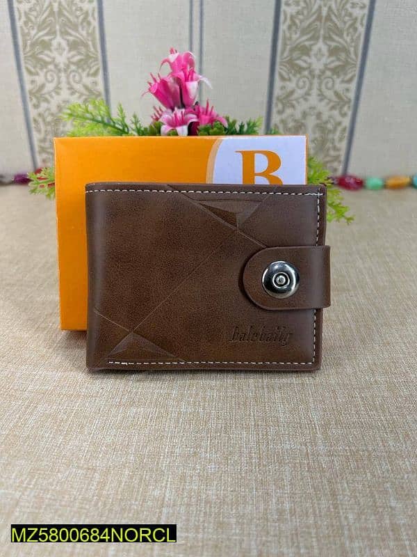 Men's Leather Texturrd Bifold Wallet 2