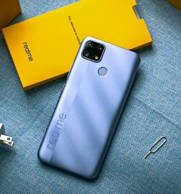 Realme C25 4 Gb Raam 128 Gb Room 6000 Mha Battery With Box 2