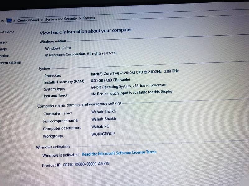 Dell Latitude Core i-7 2nd Gen for sale 1