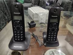 panasonic kx-TG1611E dual intercom wireless landline phone dual