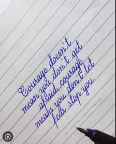 handwriting