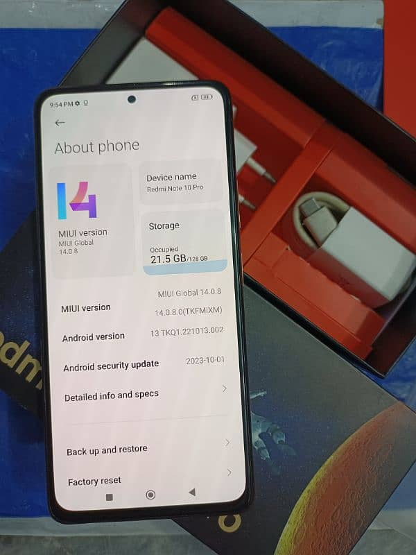 Redmi note 10 pro 8/128 6