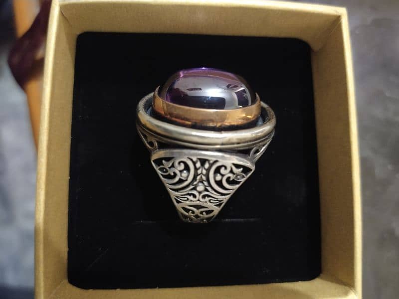 Turkish brand purple neelum stone ring O321,550,8007 1