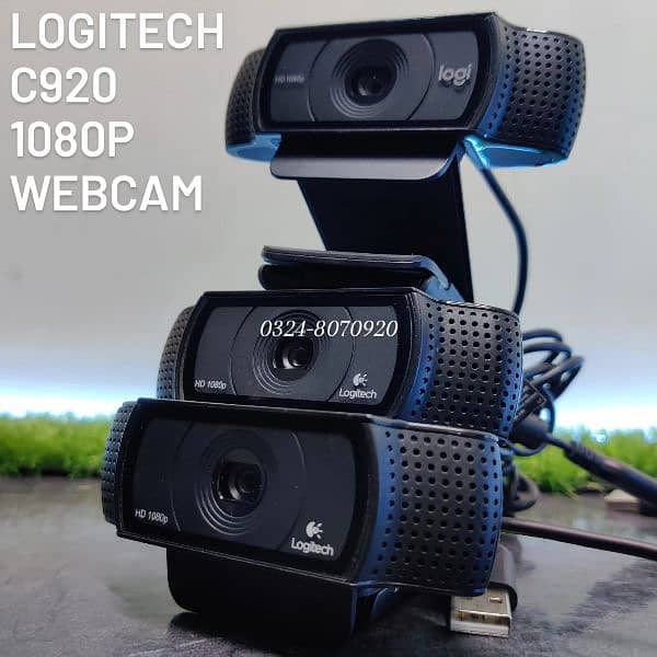 Logitech C920 Full HD Pro Webcam 1080p Camera , Calling and Recording 1