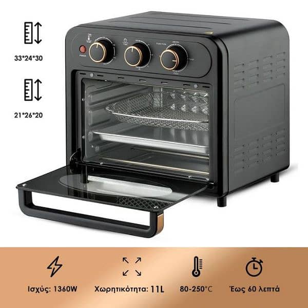 RAF NEW AIR FRYER AND OVEN TOASTER 2 IN 1 AIRFRYER IMPORTED 18 LITER 1