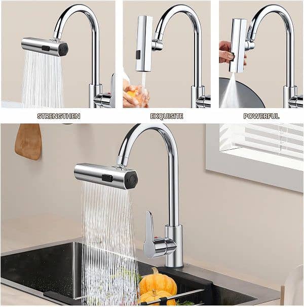 Multifunctional Kitchen Sink Waterfall 4 Modes 0