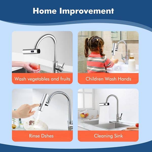 Multifunctional Kitchen Sink Waterfall 4 Modes 1