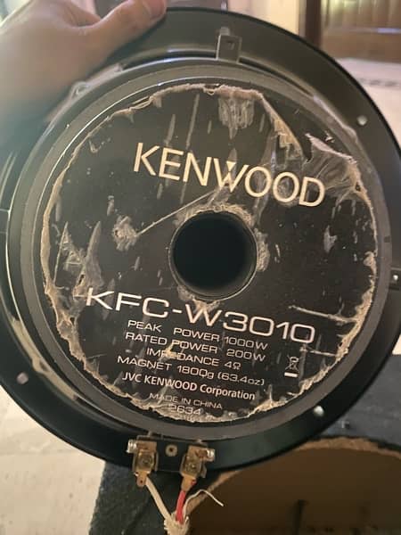 Kenwood W3010 Woofer 4