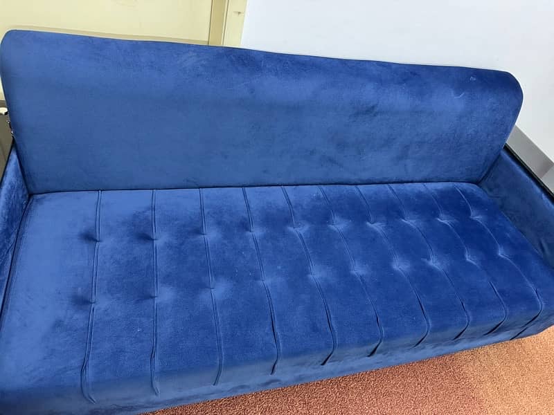 Blue 7 Seater Sofa Set 3