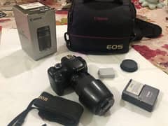 Canon 600d body Lens 75-300mm with box