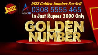 0308 5555 465 Jazz Golden Number For Sell