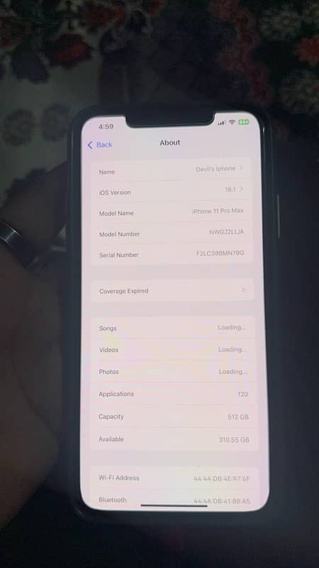 iPhone 11 Pro Max 512 GB pta approve urgent sale 3