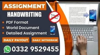 English Typing & Assignment Writing - Females & Housewives