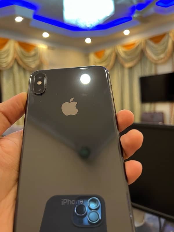 iphone xsman 256gb pta approved both sim 0