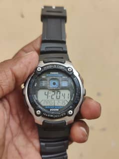 Casio Dual Time and world time original watch AI - 2000 Model for sale