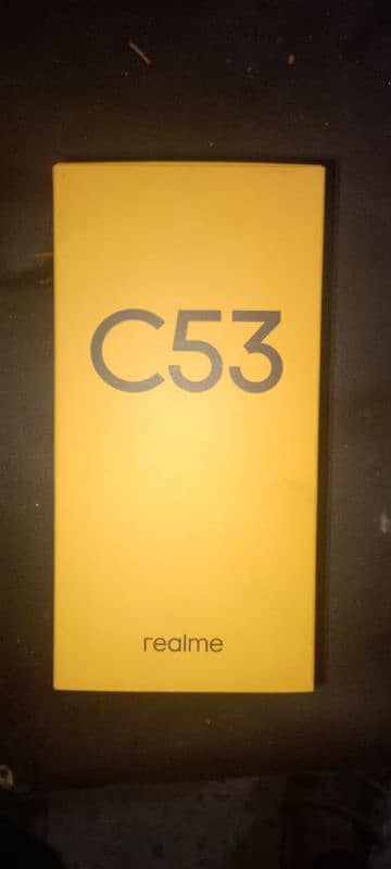 realme c53 ram 6 room 128 condition 10/10 no any fault complete box 7