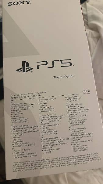 PS5 Slim Disc Edition UAE Model 1