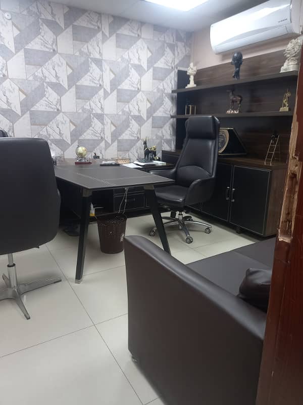 Blue area office 700 square feet fully furnished for Rent 4