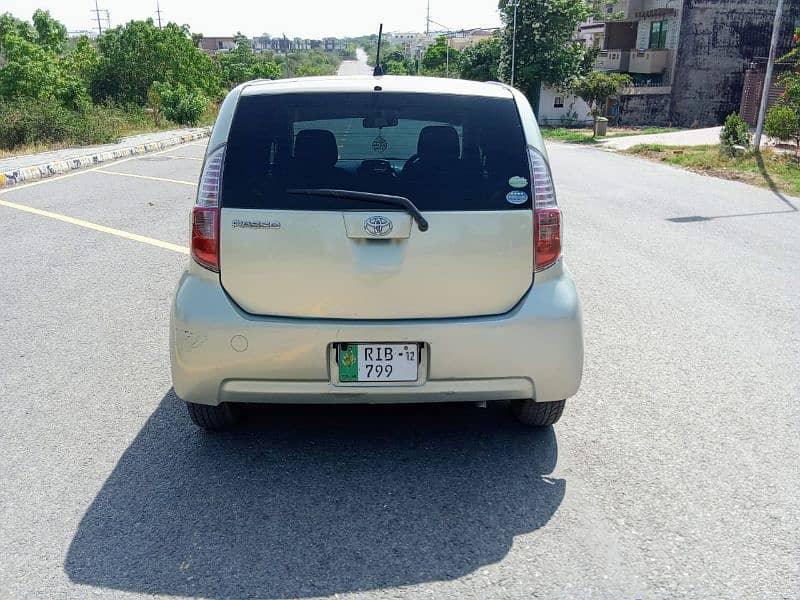 Toyota Passo 2008/2012 Rawalpindi Number 3