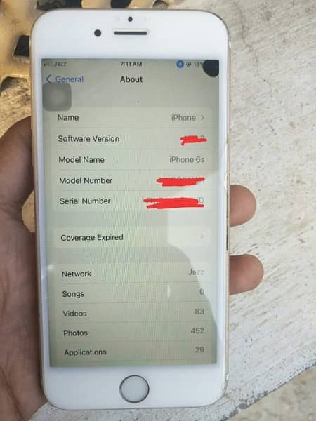 iPhone 6s pta proved number 03266052319 5